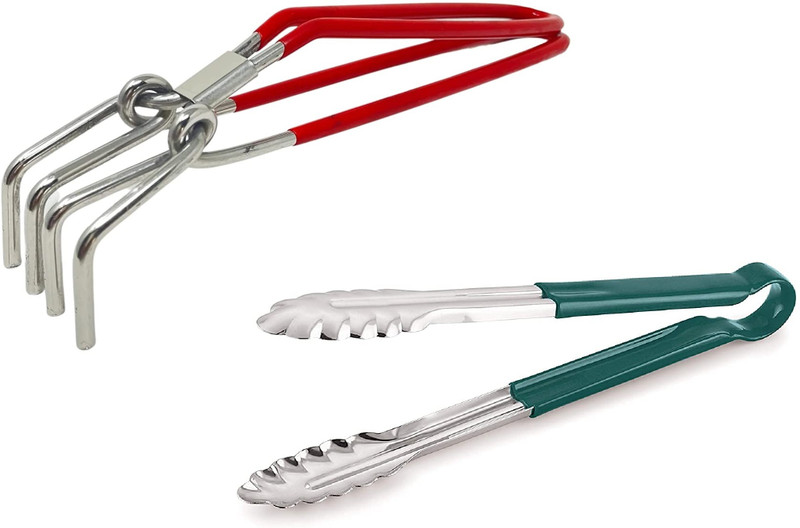 Dynore Kitchen Tools Set Kitchen Tool Set(Red,Green, Tong)