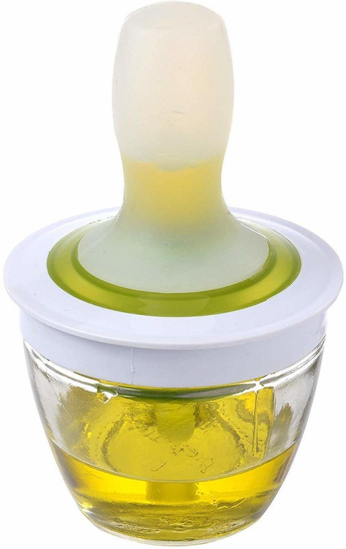 MOHAK Basting Set BBQ Barbecue Oil Brush Pastry Roast Meat Dip Chef's Kitchen Tool Set(White, Green, Baking Tools)