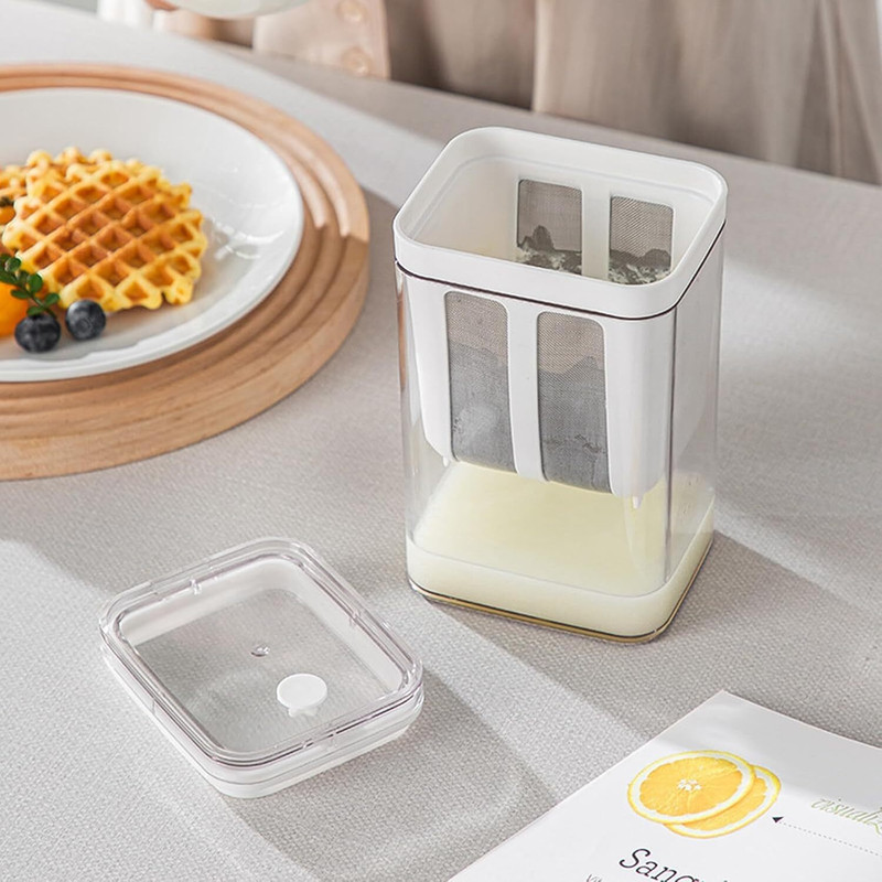 Milixir Premium Addition Yogurt Filter Strainer | Fine Mesh BPA-Free Curd Maker Tea Strainer(Pack of 1)