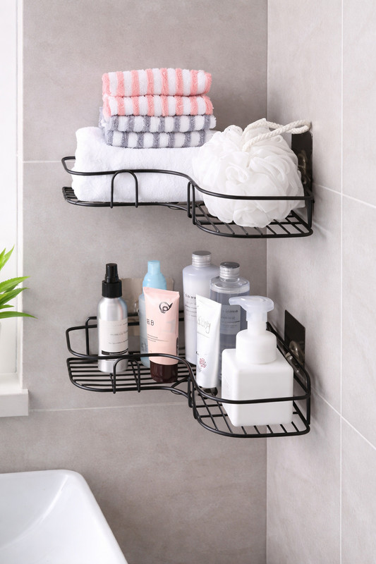 Anshri Corner Bathroom Shelf Kitchen Tool Set(Multicolor, Colander)