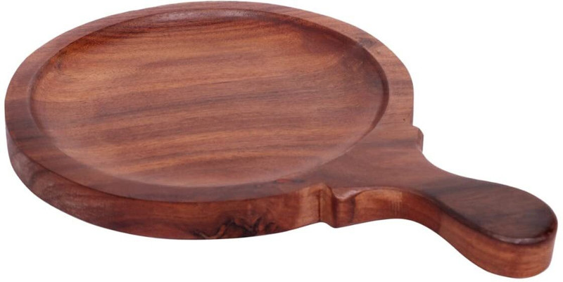 Canberry Wooden pizza Tray Kitchen Tool Set(Brown, Cutting Board)