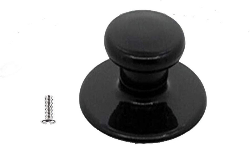PMW Plastic Rice Cooker with Screw Knob KitchenTools (Black) - Pack of 2 Kitchen Tool Set(Tong)