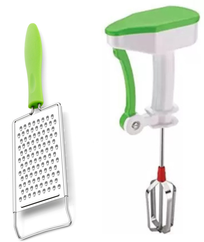 OMORTEX Power free blender for lassi chas coffee with Grater for cheese Kitchen Tool Set(Blender, Grater)