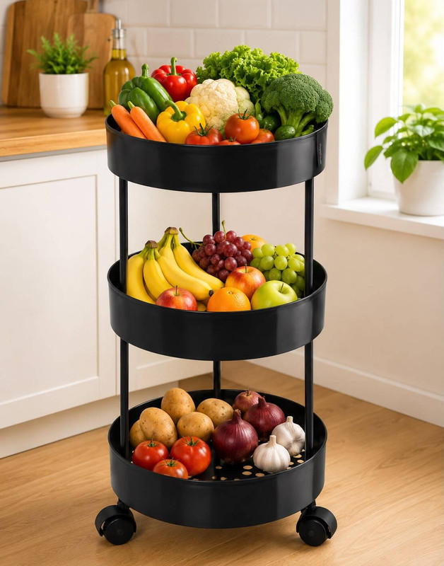 PRIKAP ENTERPRISE Plastic Kitchen Trolley(DIY(Do-It-Yourself))