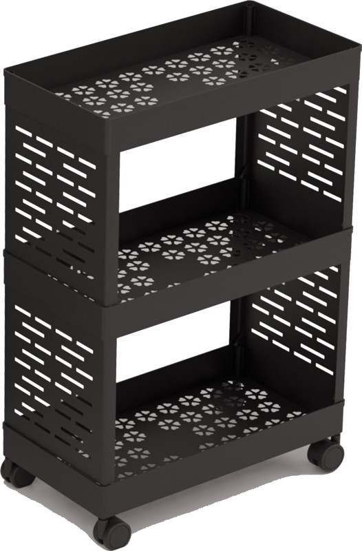 FUFUDADA STORAGE RACK FOR MULTI PURPOSE USES Plastic Kitchen Trolley(DIY(Do-It-Yourself))