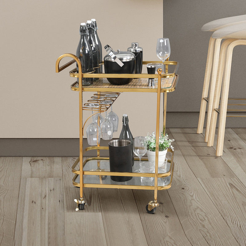 Hometown Cast Iron Kitchen Trolley(DIY(Do-It-Yourself))