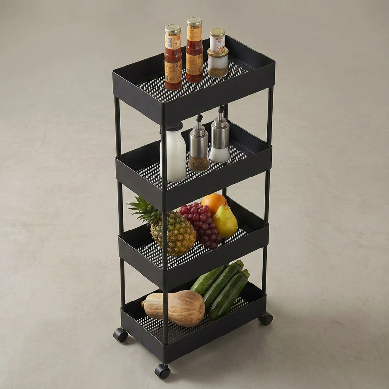Iravii Venture Plastic Kitchen Trolley(DIY(Do-It-Yourself))