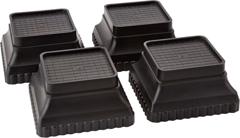 HIRAPARA Heavy Duty Stand Home Appliance Refrigerator/Washing Machine/Furniture Plastic Kitchen Trolley(Pre-assembled)
