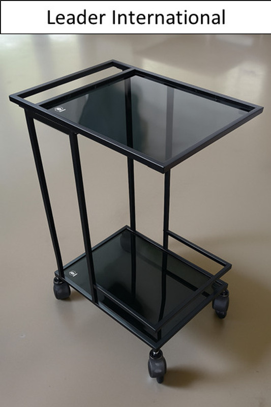 Leader International Leader mini metal and glass trolley Iron Kitchen Trolley(DIY(Do-It-Yourself))