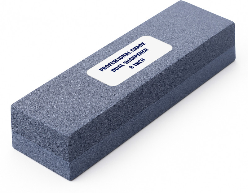 Bmado Professional Knife Sharpener 8-Inch Dual Sided Stone for Knives, Scissors & Axes Knife Sharpening Stone(Ceramic)