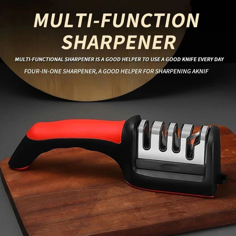 Votvy Sharpener Manual 3 Stage Tool Advanced Knife Sharpening Stone(Stainless Steel, Plastic)