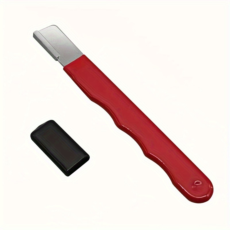SHOPONIL Knife Sharpener, Kitchen Shear Scissor Sharpener Blade, Sharpening Pruner Knives Knife Sharpening Steel(Steel)