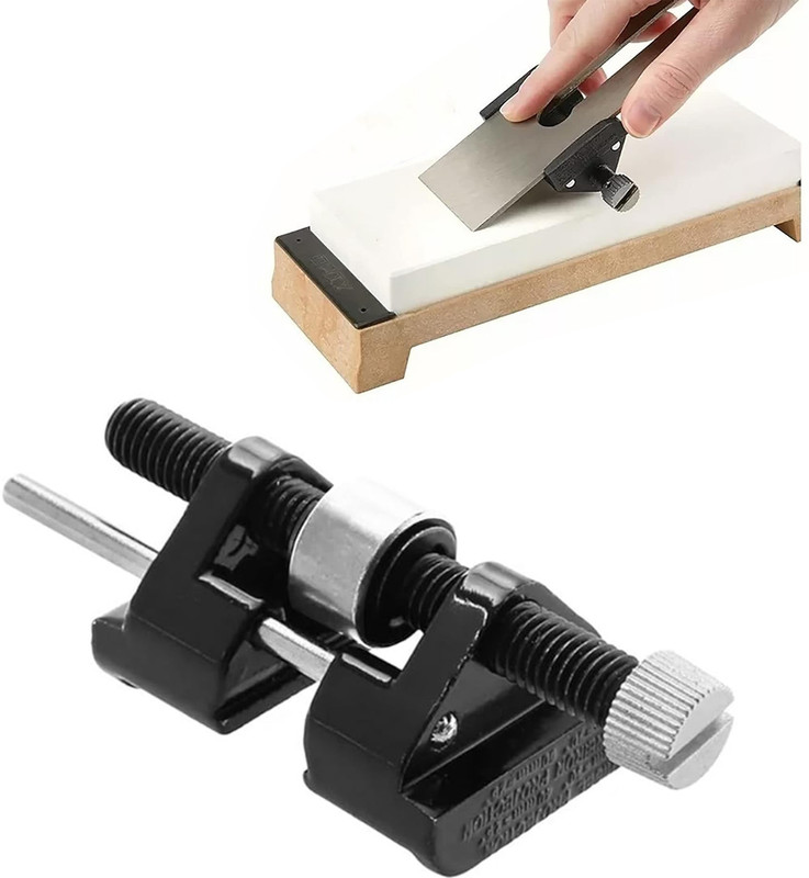 HASTHIP Honing Guide Sharpener Stone for Chisels and Planes, Sharpening Jig Sharpening Knife Honer(Aluminium Alloy)