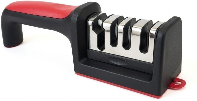 SHREEDHAR Kitchen Pro Quick Sharpening Tool for Steel & Ceramic Knives Electric Knife Sharpener(Stainless Steel)