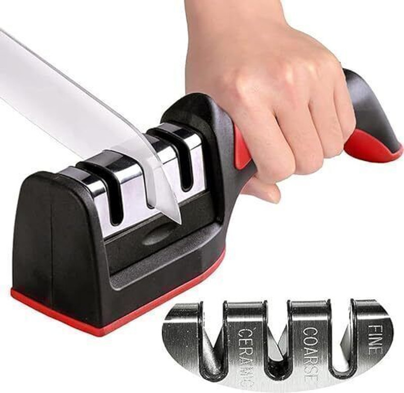Induxin Knife Sharpening Steel 1 Knife Sharpening Stone Knife Sharpening Steel(Plastic)
