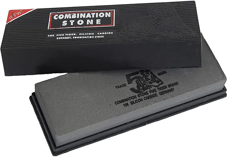 Gift Corner Dual Sided Stone for Knife and Tools Sharpening with Safety Case Knife Sharpening Stone(Carbon Steel)