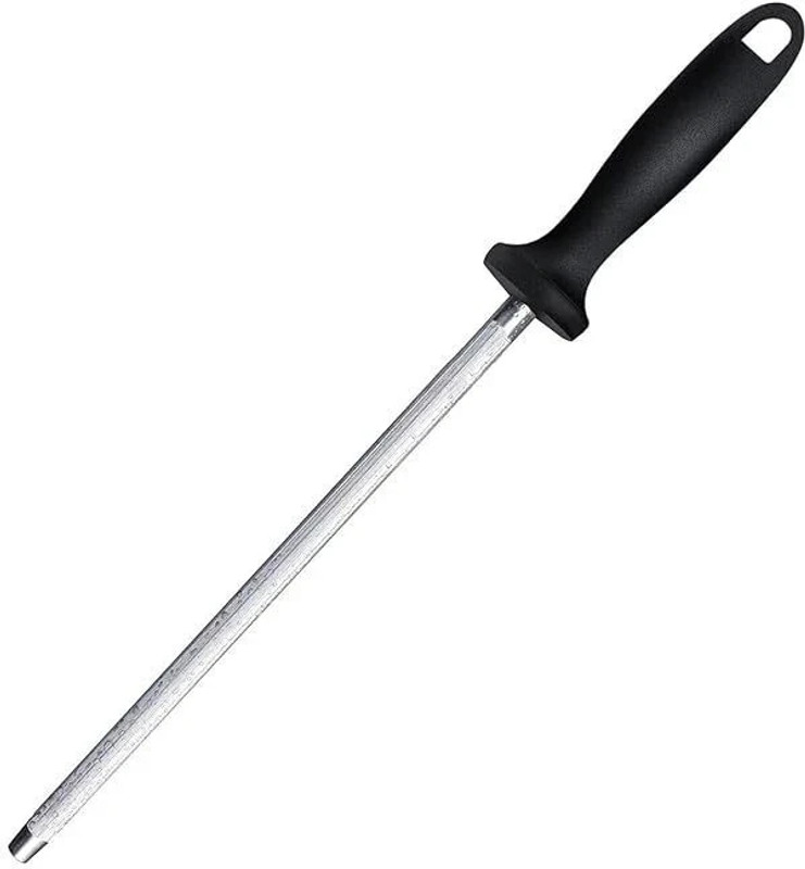 kunya Knife Sharpener Rod Knife Sharpening Steel(Stainless Steel)