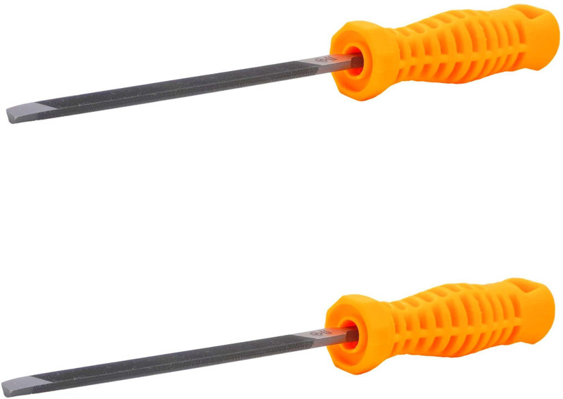 MITTAL 113mm Half Round Files (Set of 2) Knife Sharpening Steel(Steel)