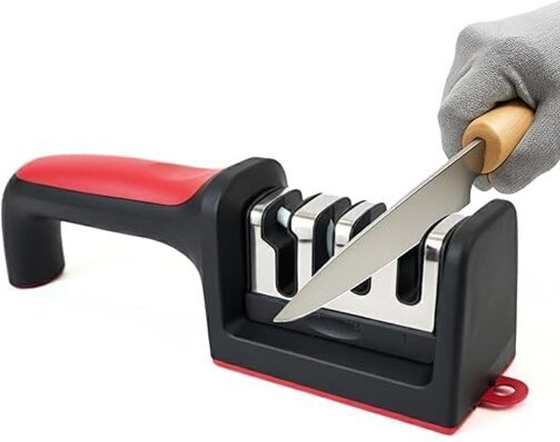 jorex mart KS4-MAN-RED01 Knife Honer(Stainless Steel)