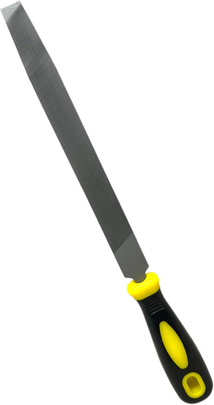 ADAWAT 1 Pcs Flat File Bastard with PVC Handle- 8" Knife Sharpening Steel Knife Sharpening Steel(Steel)