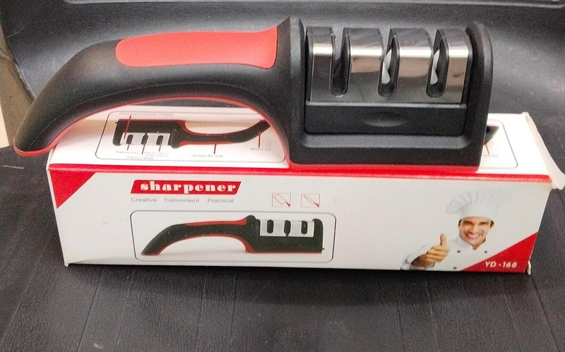 PuthaK 2355 Knife Sharpening Steel(Stainless Steel, Plastic)