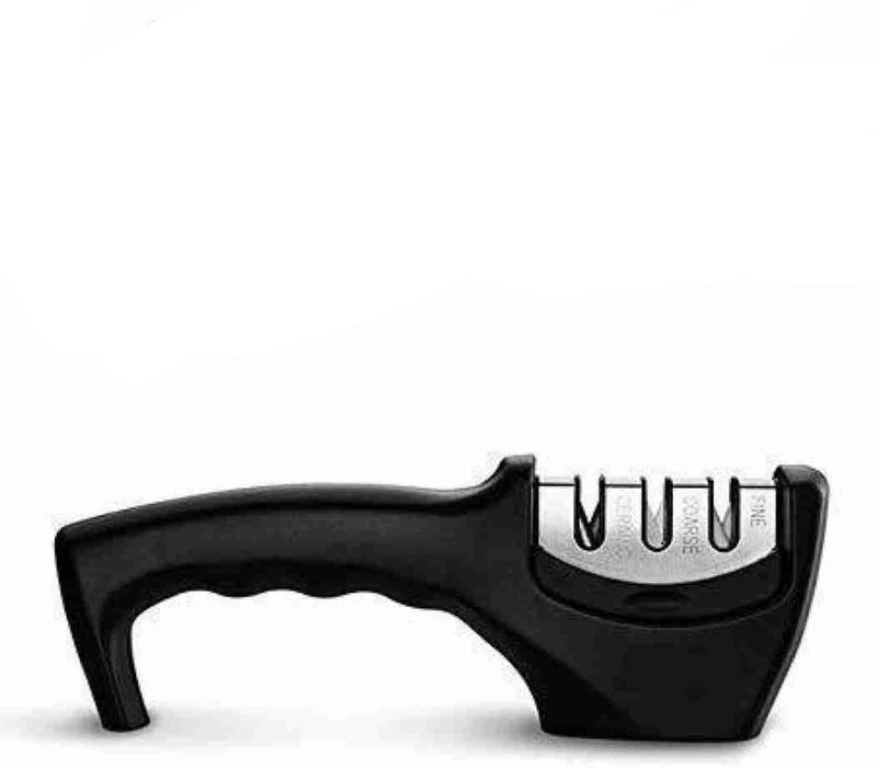 Heinriched Manual Knife Sharpner 3 Stage Sharping Tool For Ceramic Knife Sharpening Steel(Plastic)