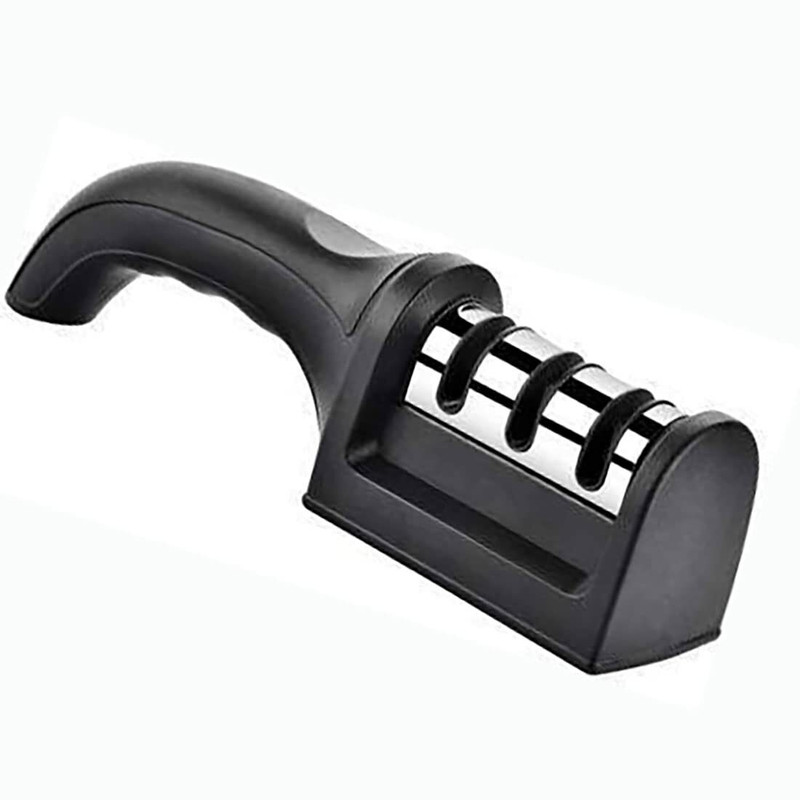WiiBross Knife Sharpener Kitchen Knife Sharpening Tool Quick Sharpening Knife Sharpening Steel(Stainless Steel, Plastic)
