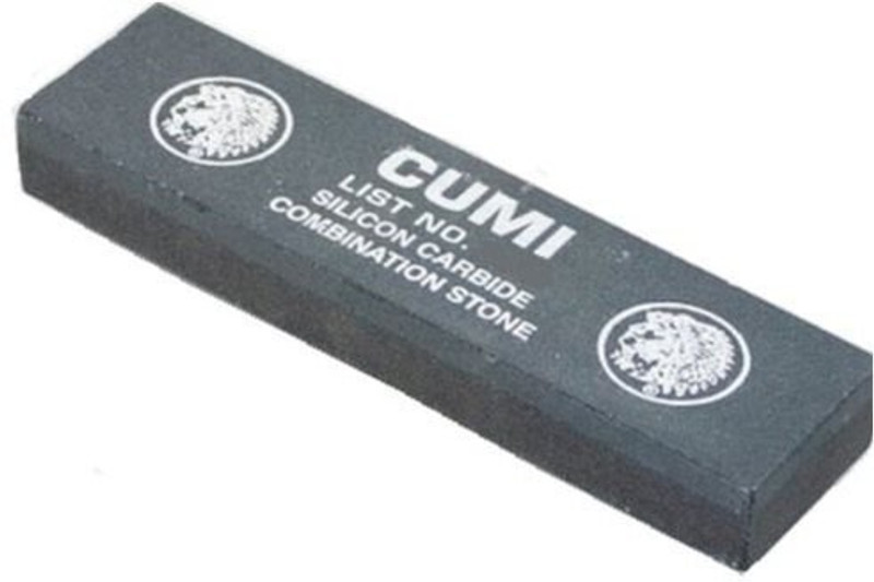 CUMI CSSC109 Combination Stone, Silicone Carbide, 150 x 50 x 25, Carborundum, Black Knife Sharpening Stone(Stainless Steel)