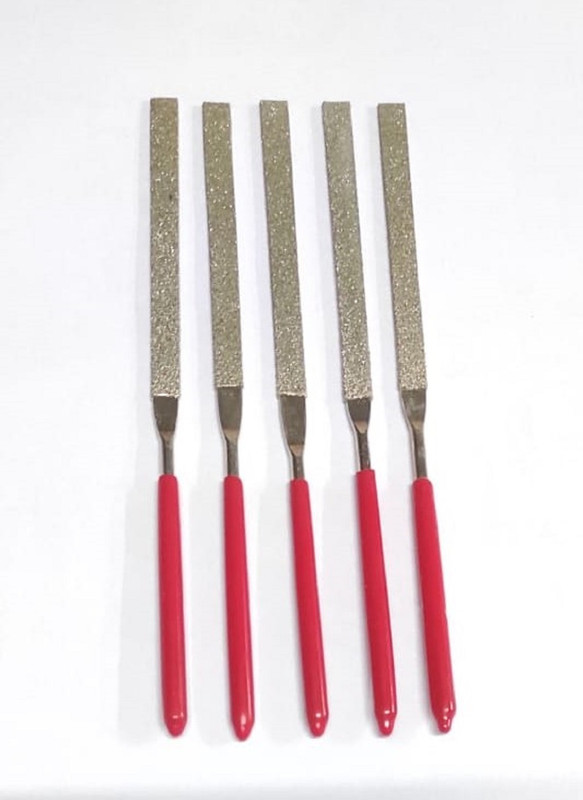 DLEIN Diamond File flate Needle for Metal Glass Stone Jewelry Craft Works HandTools Knife Sharpening Steel(Iron)