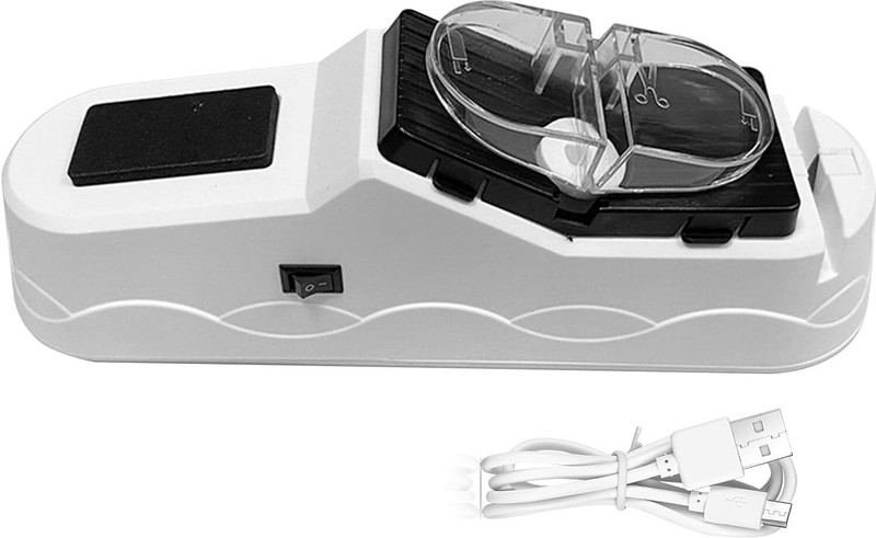DITCAFOS Electric Knife Sharpener, Professional Knife Sharpener Tool for Home Electric Knife Sharpener(Plastic)