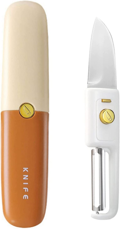 Aryamurti 2 in 1 Dual Function Stainless Steel Vegetables Knife Blade(Multicolor)