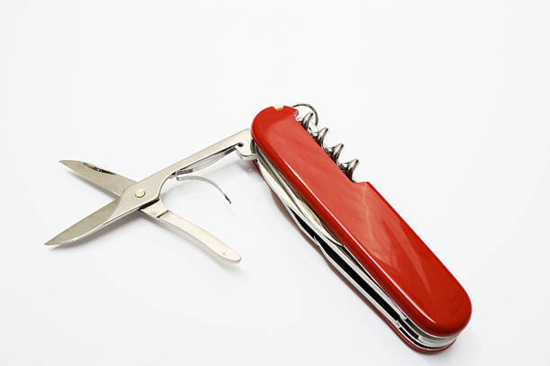 ASTOUND Stainless Steel Multi-function Swiss Knife Set - 11 in 1-Red-ov Multi Tool, Knife, Pocket Knife, Survival Knife(Red)