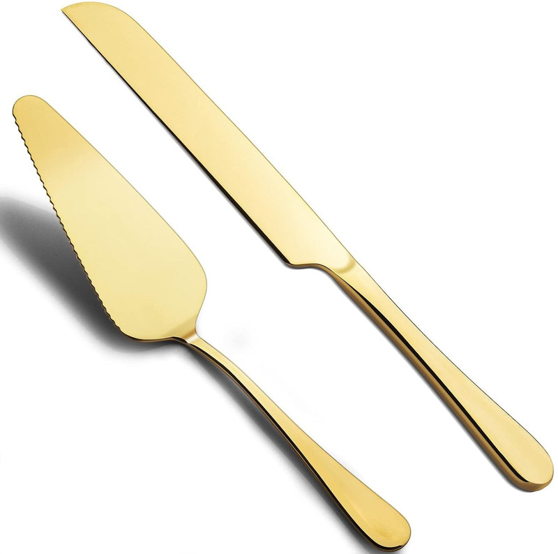 TRINGDOWN Knife and Server Set Knife(Gold)