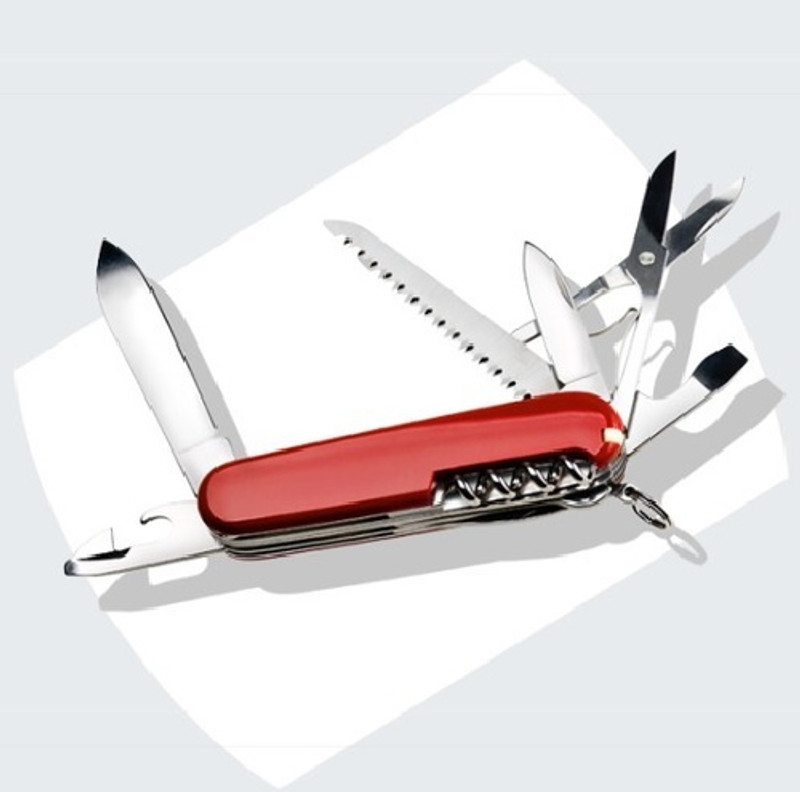 ASTOUND Stainless Steel Army Knives Multifunctional Folding Knife Multi Tool, Knife, Pocket Knife, Survival Knife(Red)
