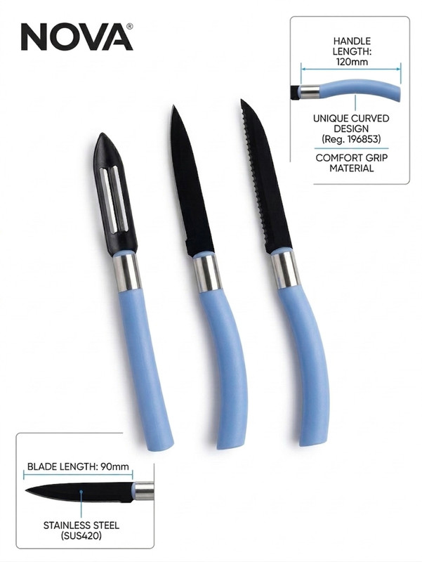 PINGANKSH NOVA-KNIVES Knife(Blue)