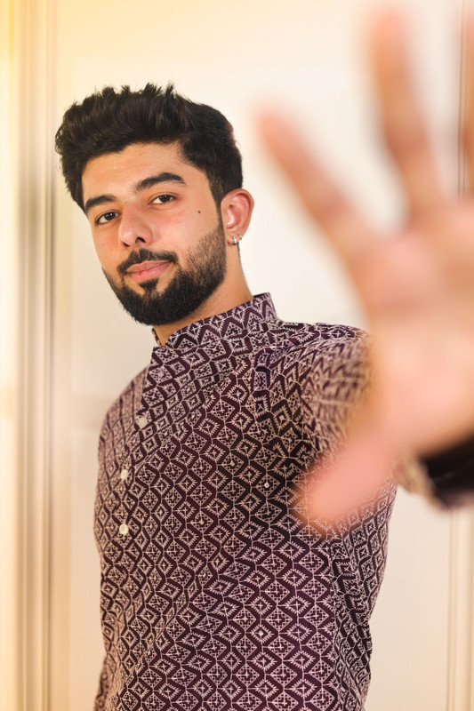 Koshin Men Printed Straight Kurta(Purple) - 84% off at DetectaDeal