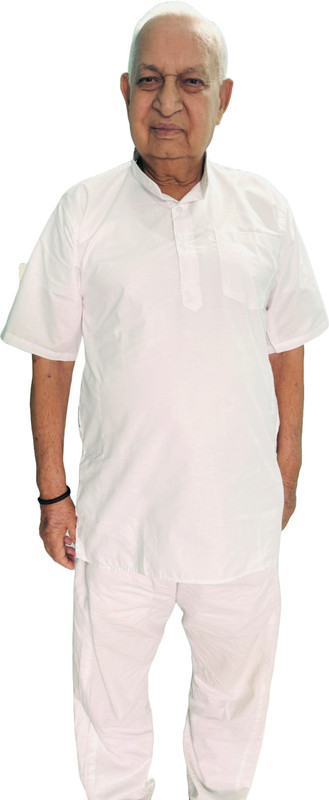 QoTTon Men Solid Straight Kurta(White)