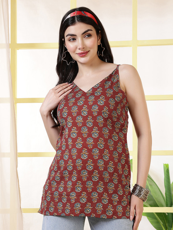 Nayo Women Printed Straight Kurta