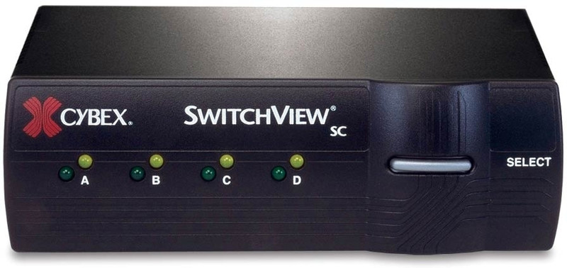 Avocent 4-Port KVM Switch PS/2, VGA 4 cm KVM Console(Desktop)