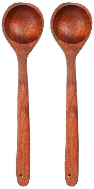 Artival Crafts Wooden Ladle(Pack of 2)