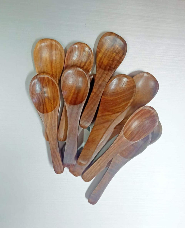 Ruby Perl Wooden Ladle(Pack of 7)