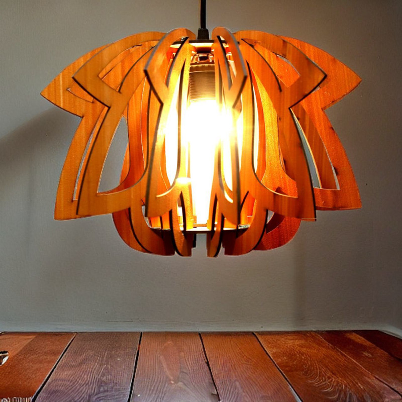 Jai Lamps 8 cm Lamp Base(Wooden, Glass)