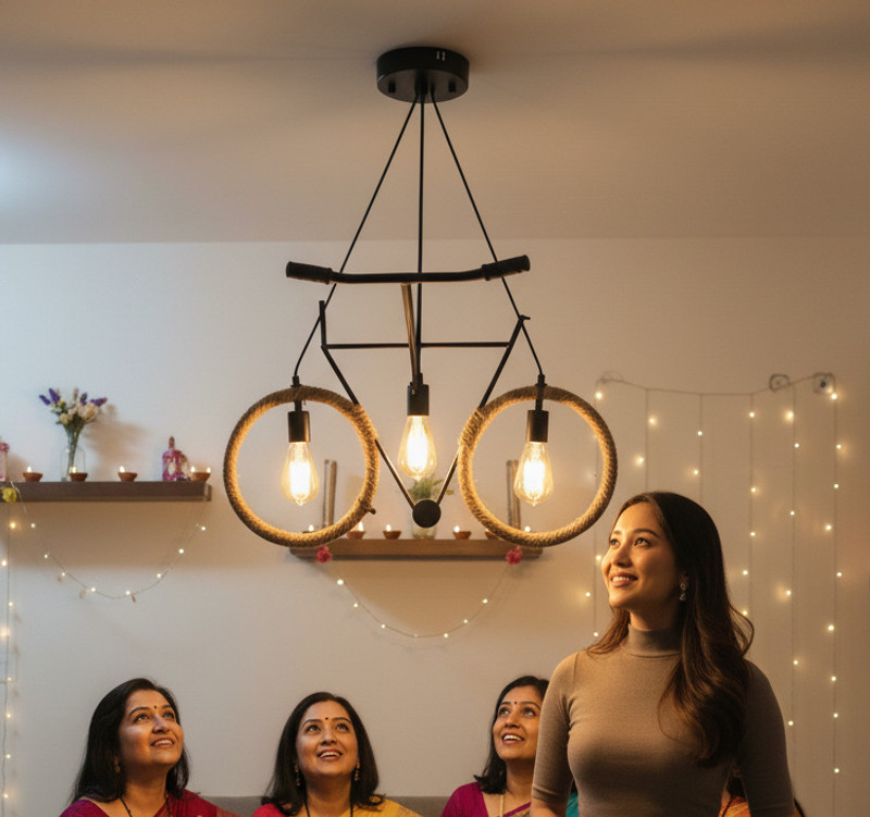 DREAMMART 103 cm Lamp Base(Iron)
