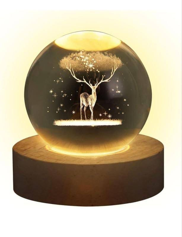ANF GROUPS 7 cm Lamp Base(Crystal)