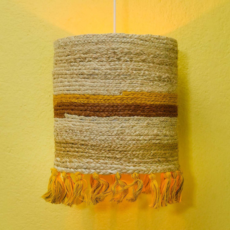 KALASHILPO Banana Fiber Small Wall Lights, Table Lamps, Hanging Lights (Pendant Lights) Lamp Shade(Fiber)