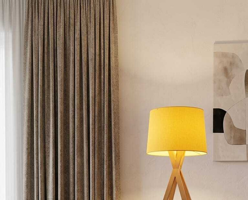 ALPJHA Premium Cotton Fabric Lamp Shade Modern Stylish Home Décor for Table Floor Lamp Table Lamps Lamp Shade(Iron)