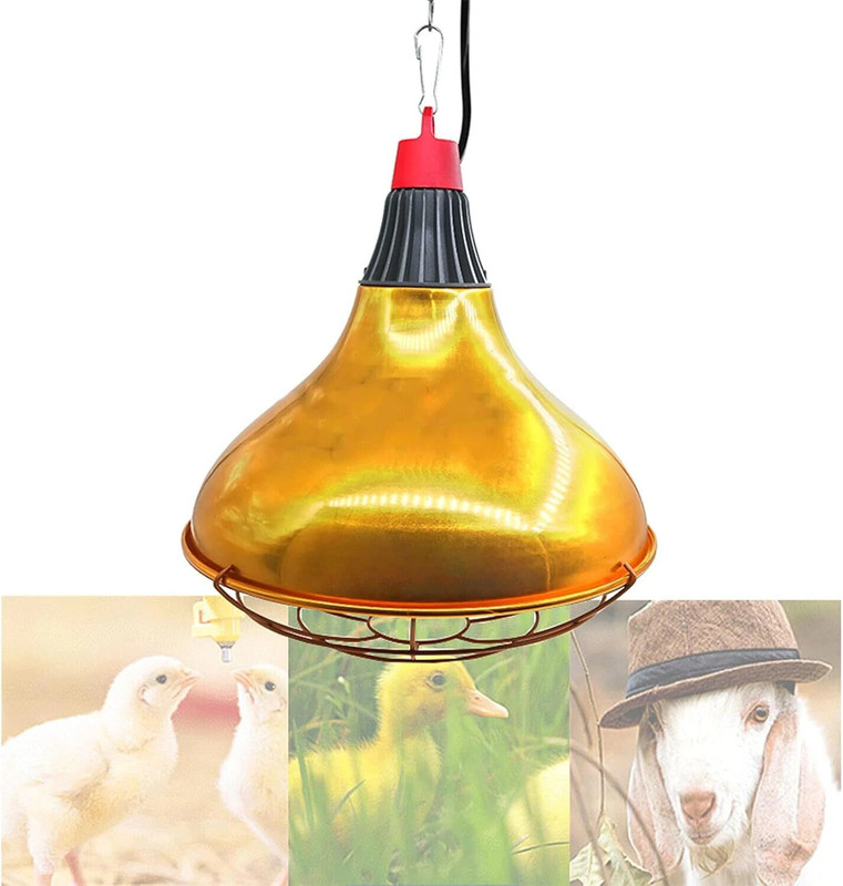 Bethlehem Infrared Heating Bulb/Brooding Lamp (For Piglets and Chicks) 250W Hanging Lights (Pendant Lights) Lamp Shade(Aluminium)