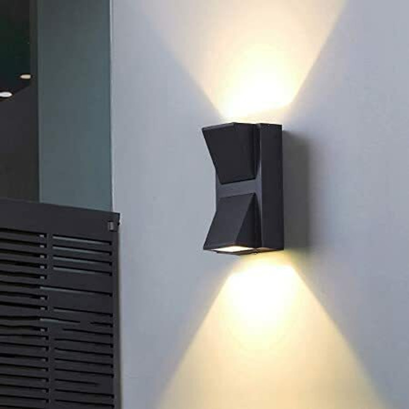 aadi LED Outdoor Lamp Warm Whit K Type Wall Lights Lamp Shade(Aluminium)