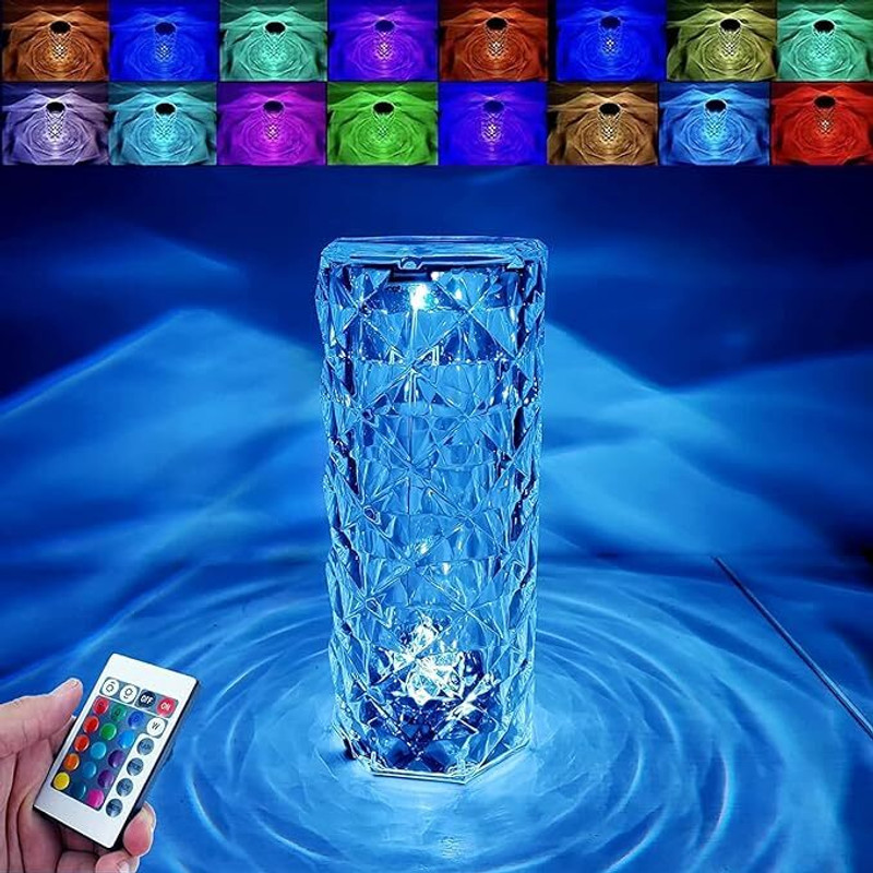 ApexEssent APEX-CRYSTALRGB-001 Table Lamps Lamp Shade(Plastic)