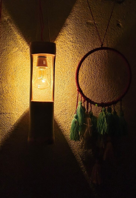 Watika Craft Handmade Pure Bamboo Lampshade Wall Lights Lamp Shade(Bamboo)
